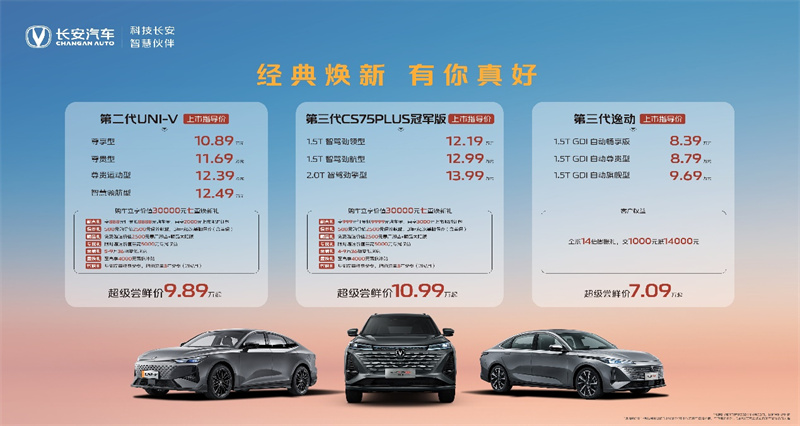 為華系車崛起注入“冠軍新力量”！長安汽車春季煥新發布會，三大明星爆款車型(圖1)