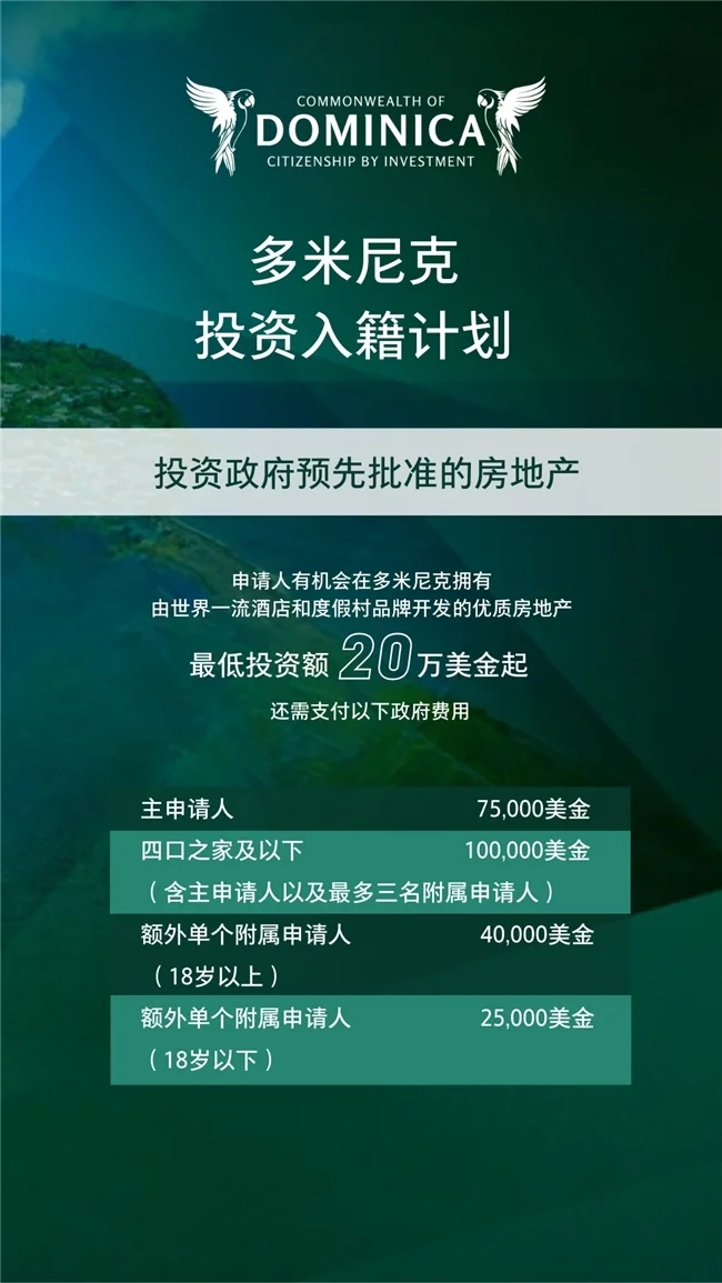 投資移民項(xiàng)目賦能多米尼克可持續(xù)發(fā)展(圖2)